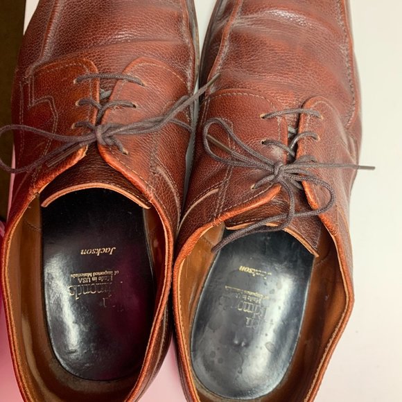 Allen Edmonds Jackson Leather Oxford Shoes Brown main image 8